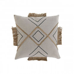 Cushion Home ESPRIT Beige Natural Boho 45 x 45 cm