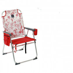 Chaise de Plage Rouge 87 x 47 x 37 cm