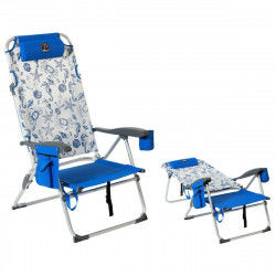 Beach Chair Blue 106 x 47 x 45 cm