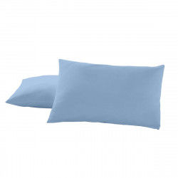 Funda de almohada Alexandra House Living Azul Celeste 50 x 80 cm (2 Unidades)