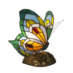 Lampe de bureau Viro Mariposa Multicouleur Zinc 60 W 23 x 28 x 23 cm Papillon