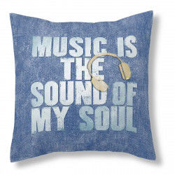 Cushion cover Alexandra House Living Music is the sound of my soul 50 x 50 cm