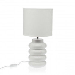 Desk lamp Versa White Ceramic 60 W 20 x 40 cm