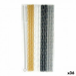 Reusable Straws Plastic 36 Units 25 cm