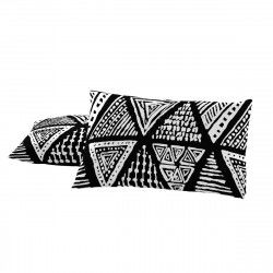 Pillowcase Alexandra House Living Yaqui Black 50 x 75 cm (2 Units)
