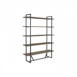 Shelves Home ESPRIT Black Metal Fir 148 x 36,5 x 200 cm