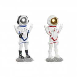 Dekorativ figur Home ESPRIT Blå Hvid Rød Dame Astronaut kvinde 9 x 7 x 20 cm...