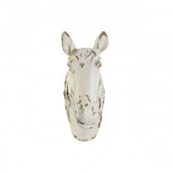Wall Decoration Home ESPRIT White Horse Stripped 58 x 25 x 43 cm