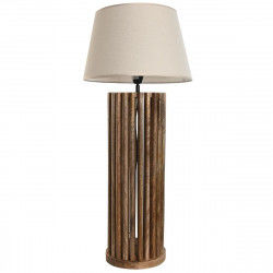 Lampe de bureau Home ESPRIT Marron Bois de manguier 50 W 220 V 23 x 23 x 72 cm