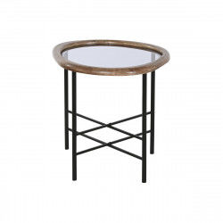 Centre Table Home ESPRIT Brown Black Natural Crystal Fir wood 61 x 50 x 53 cm