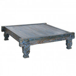 Centre Table Home ESPRIT Blue Teak 150 x 150 x 40 cm