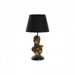 Desk lamp DKD Home Decor Black Golden Polyester Resin African Woman (31 x 31...