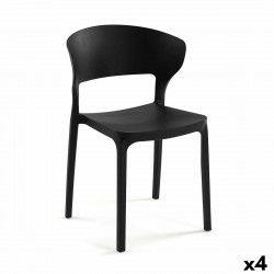 Chair Versa Black 39,5 x 79 x 41,5 cm (4 Units)