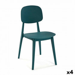 Chair Versa Blue 39,5 x 80 x 41,5 cm (4 Units)
