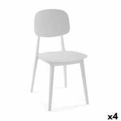 Chair Versa White 39,5 x 80 x 41,5 cm (4 Units)