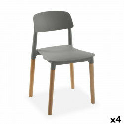 Chair Versa Grey 45 x 76 x 42 cm (4 Units)