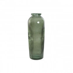 Vase Home ESPRIT Green Recycled glass 30 x 30 x 72 cm
