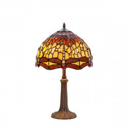 Desk lamp Viro Belle Amber Amber Zinc 60 W 30 x 50 x 30 cm