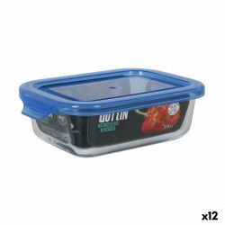 Rectangular Lunchbox with Lid Quttin Blue Rectangular 14,5 x 11 x 5 cm (12...