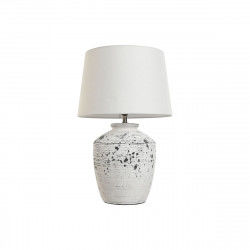Desk lamp Home ESPRIT White Black Ceramic 50 W 220 V 36 x 36 x 58 cm