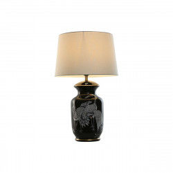 Lámpara de mesa Home ESPRIT Negro Dorado Cerámica 50 W 220 V 40 x 40 x 70 cm