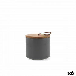 Beholder Quid Ozon Grå Keramik 10,4 x 10 cm (6 enheder)