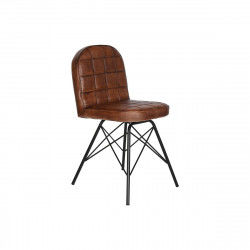 Dining Chair Home ESPRIT Brown Black 51 x 51 x 89 cm