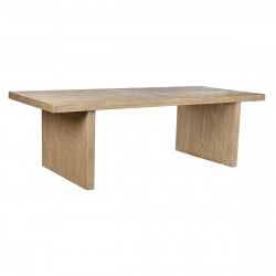 Dining Table Home ESPRIT Natural Elm wood 244 x 102 x 76 cm