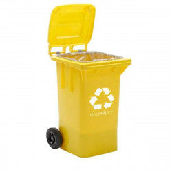 Waste bin Q-Connect KF16543 Yellow Plastic 100 L