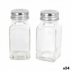 Salt and pepper set Anna 107462 2 Pieces 8,5 x 4,5 x 10 cm (24 Units)