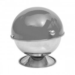 Sugar Bowl 5five Silver Stainless steel 1 Piece 11 x 11 x 10,5 cm
