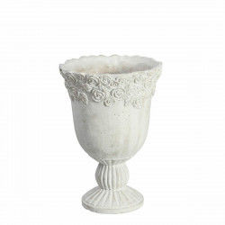 Vase White Cement 28 x 28 x 39 cm