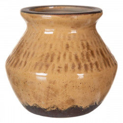 Vase Brown Ceramic 15,5 x 15,5 x 15 cm