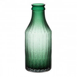 Vase Green Glass 10 x 10 x 25 cm