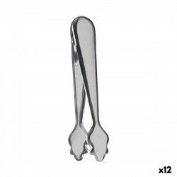 Ice Tongs 18,5 x 3,5 x 6 cm Silver Stainless steel (12 Units)