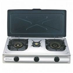 gas stove Orbegozo FO3500 Stainless steel 3 Stoves Black
