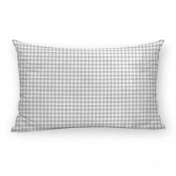 Pillowcase Kids&Cotton Vichy Grey 40 x 60 cm 100% cotton