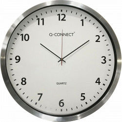 Wall Clock Q-Connect KF11216 White Ø 50 cm Plastic Metal/Plastic