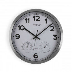 Wall Clock Versa White Aluminium (4 x 30 x 30 cm)