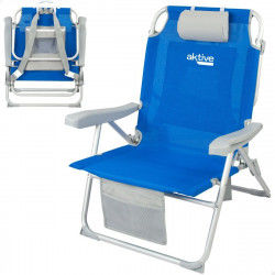Składanego Krzesła Aktive XXL Niebieski Szary (Odnowione B)