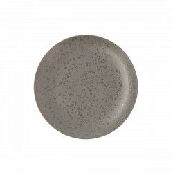 Flat plate Ariane Oxide Ceramic Grey (Ø 24 cm)